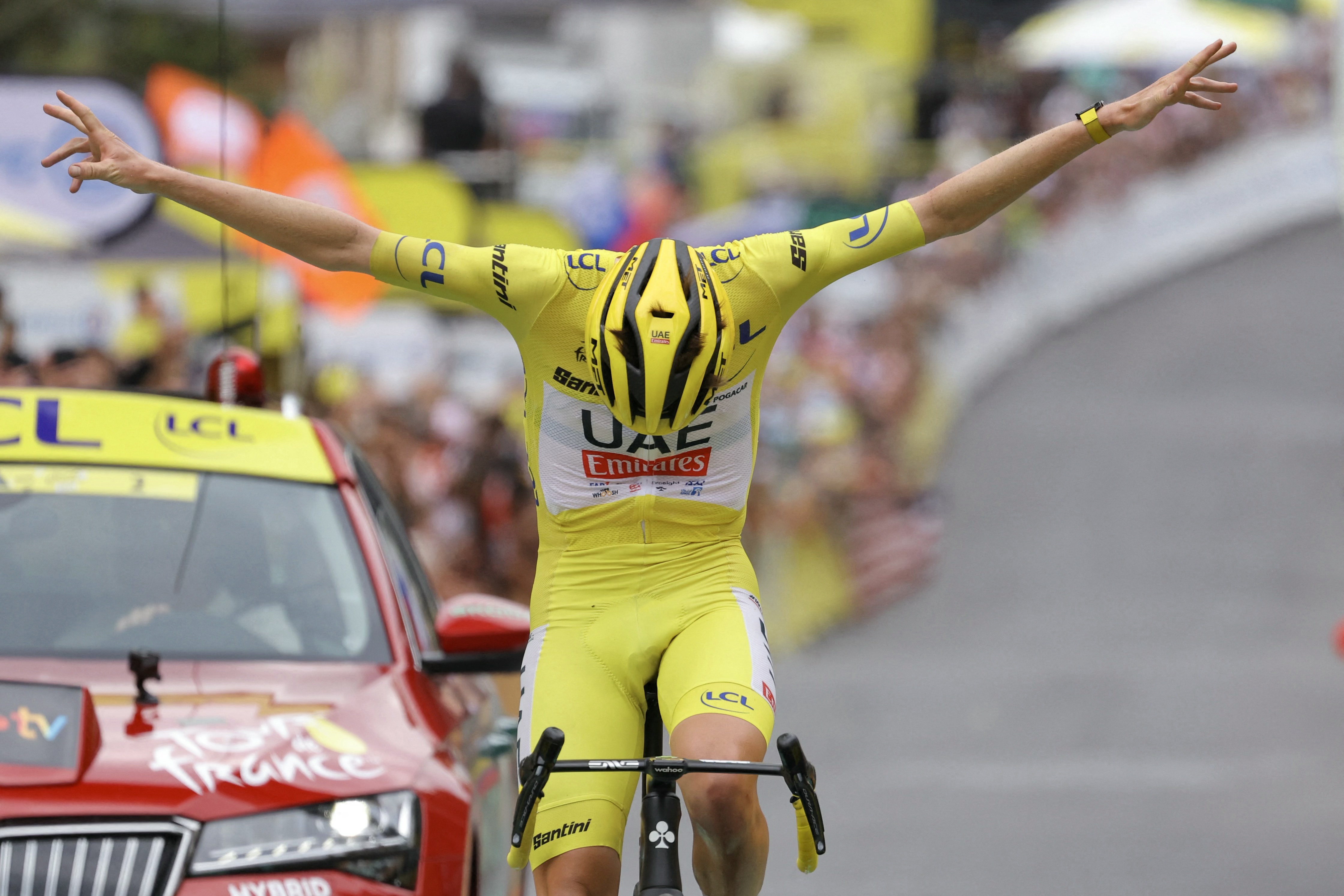 ¡Nadie puede con Pogacar! Otra vez ganó impresionante etapa en el Tour de Francia
