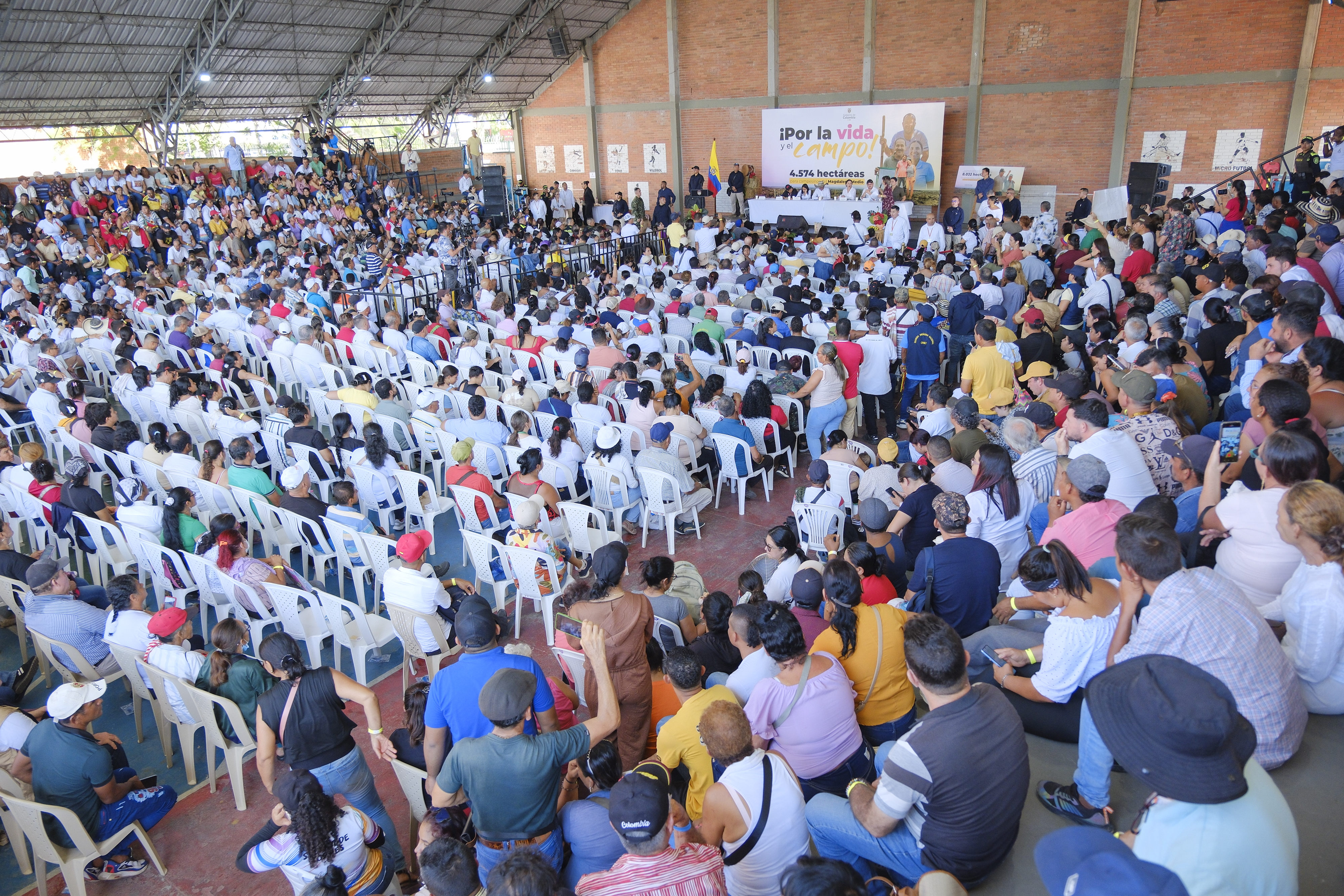Entrega de tierras Barrancabermeja Gobierno Petro