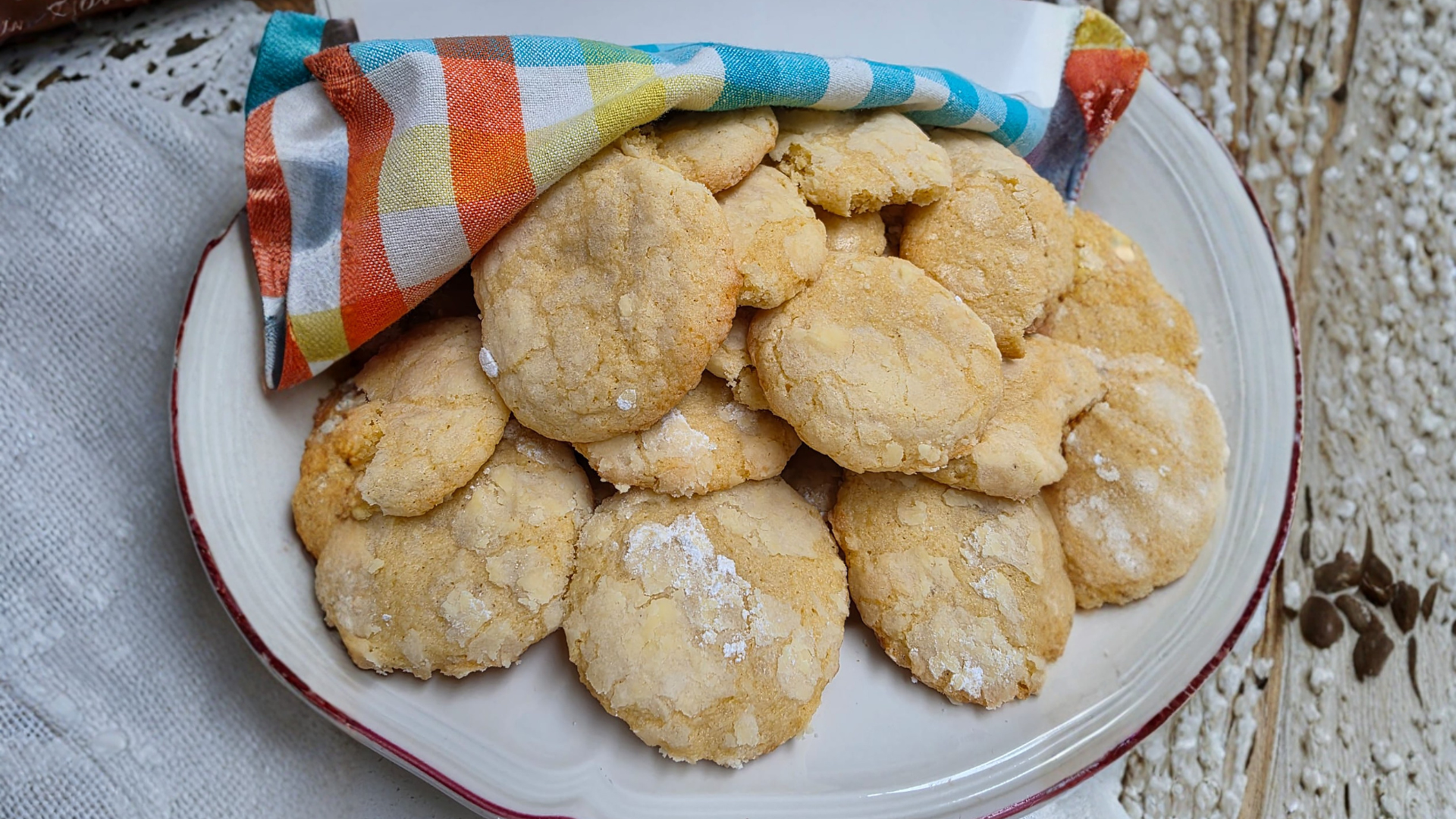 Receta para preparar galletas de limón de mi jardín