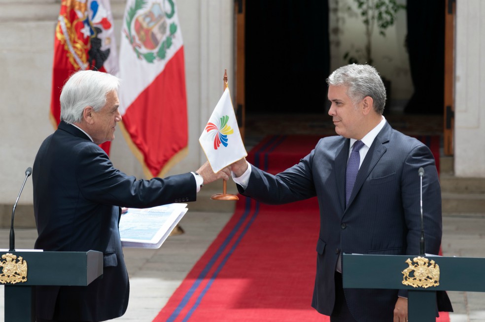 Colombia asume la presidencia Pro Tempore de la Alianza del Pacífico