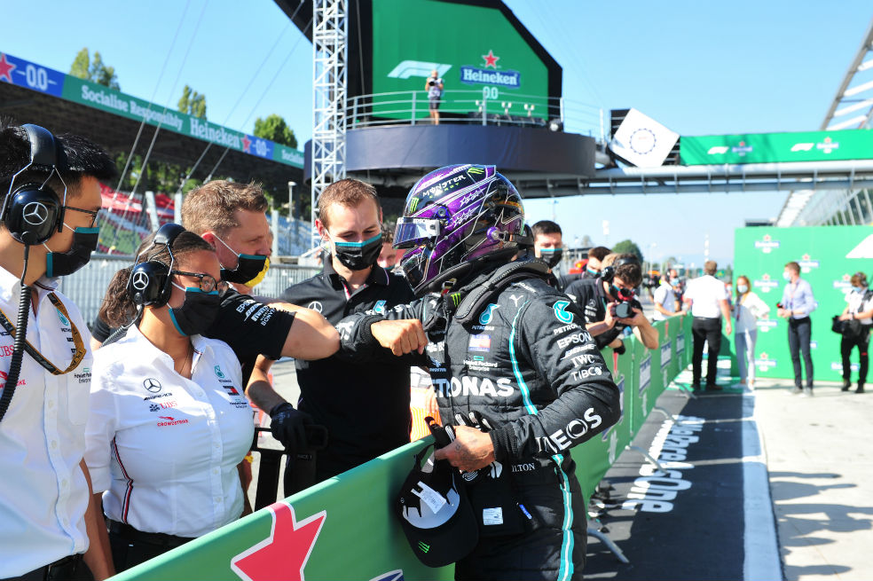 Lewis Hamilton Saldrá primero en el GP de Italia de Fórmula 1