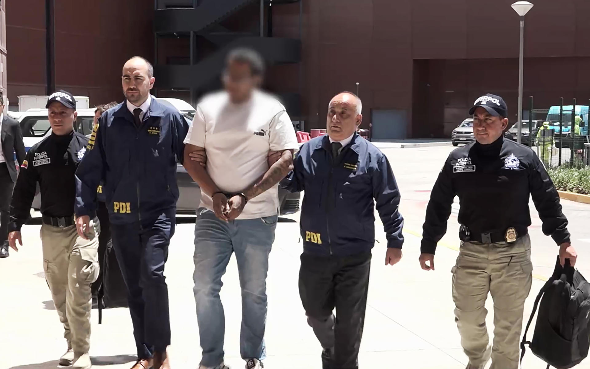 Alias “Ñoño”, presunto líder de “Los Shottas”, fue extraditado desde Chile hacia Colombia