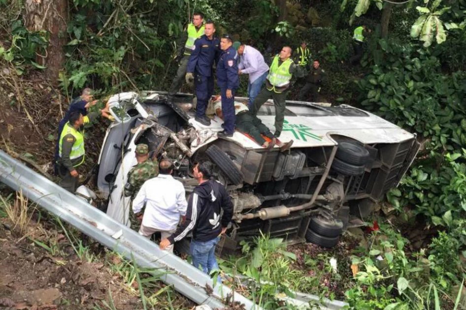 Se accident veh culo de la caravana presidencial en Bucaramanga