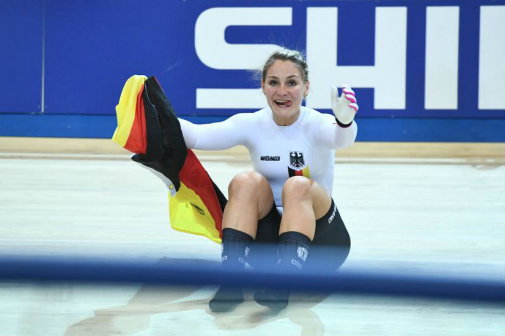 Kristina Vogel, ciclista alemana. / AFP