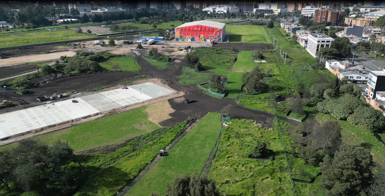 Entre la Calle 53, Calle 26 y carrera 60 se construye el nuevo escenario de eventos e Bogotá.