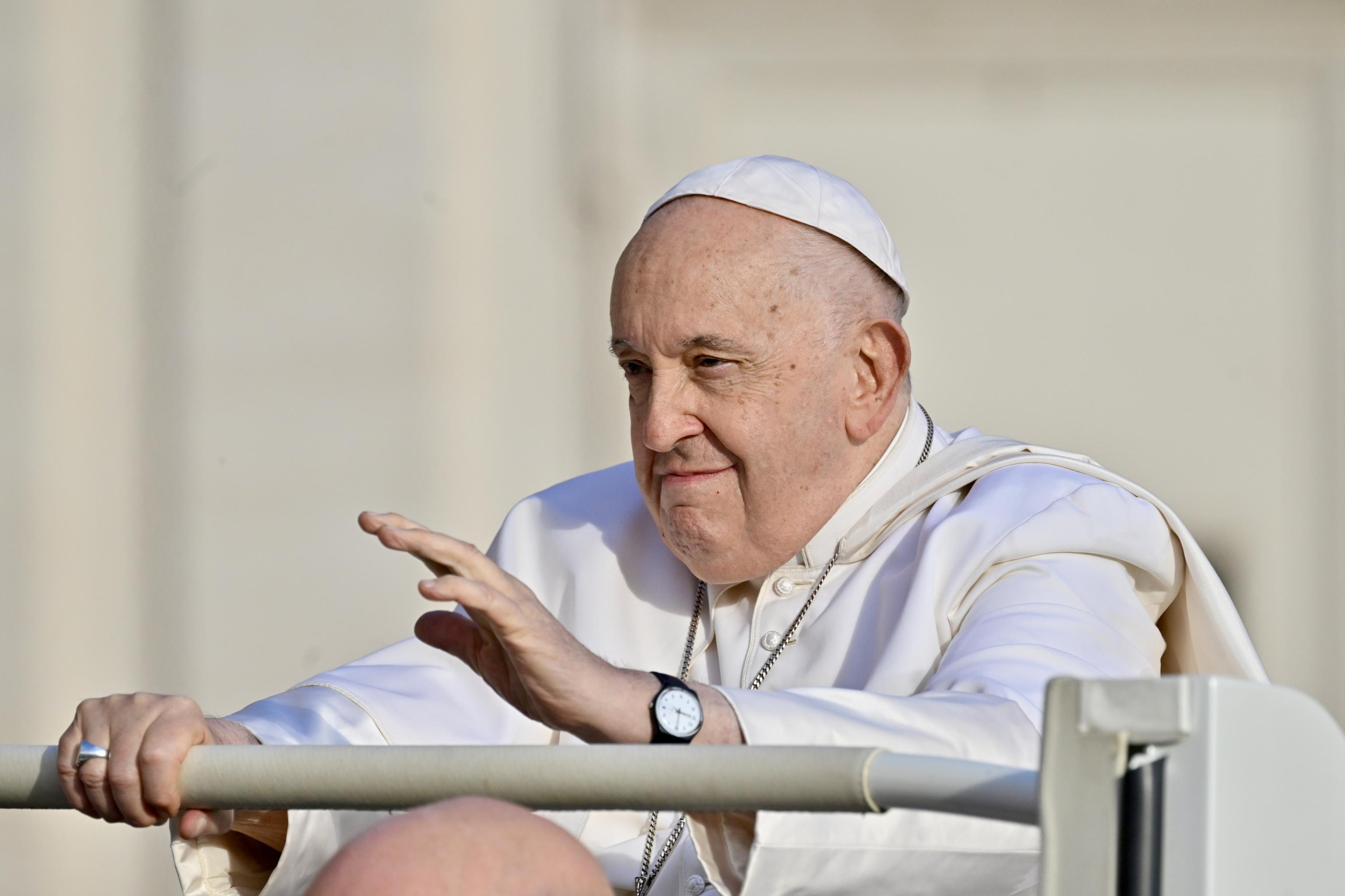El papa Francisco se reunió con víctimas de la guerra en Gaza