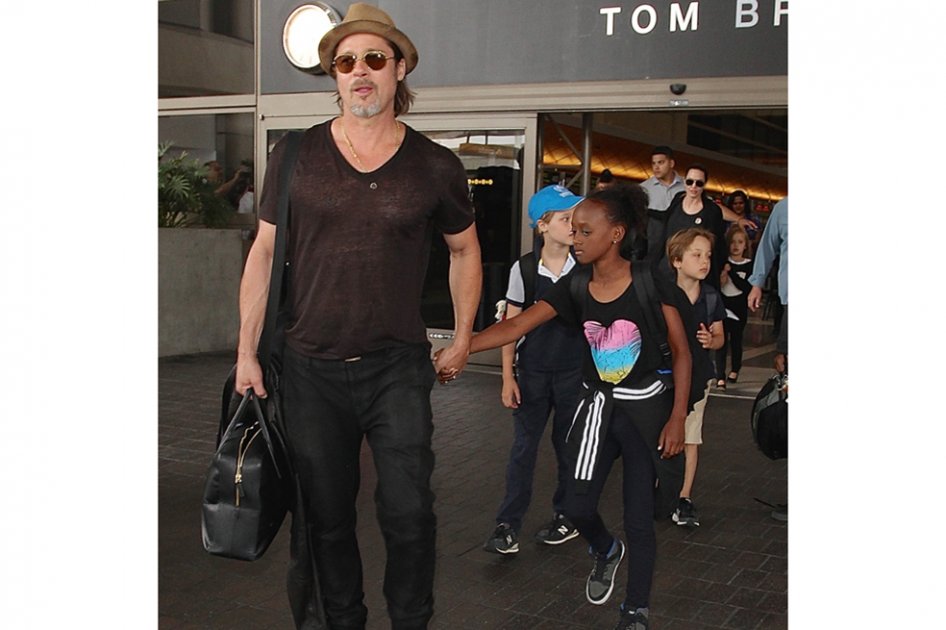 Brad Pitt vuelve a ver a sus hijos