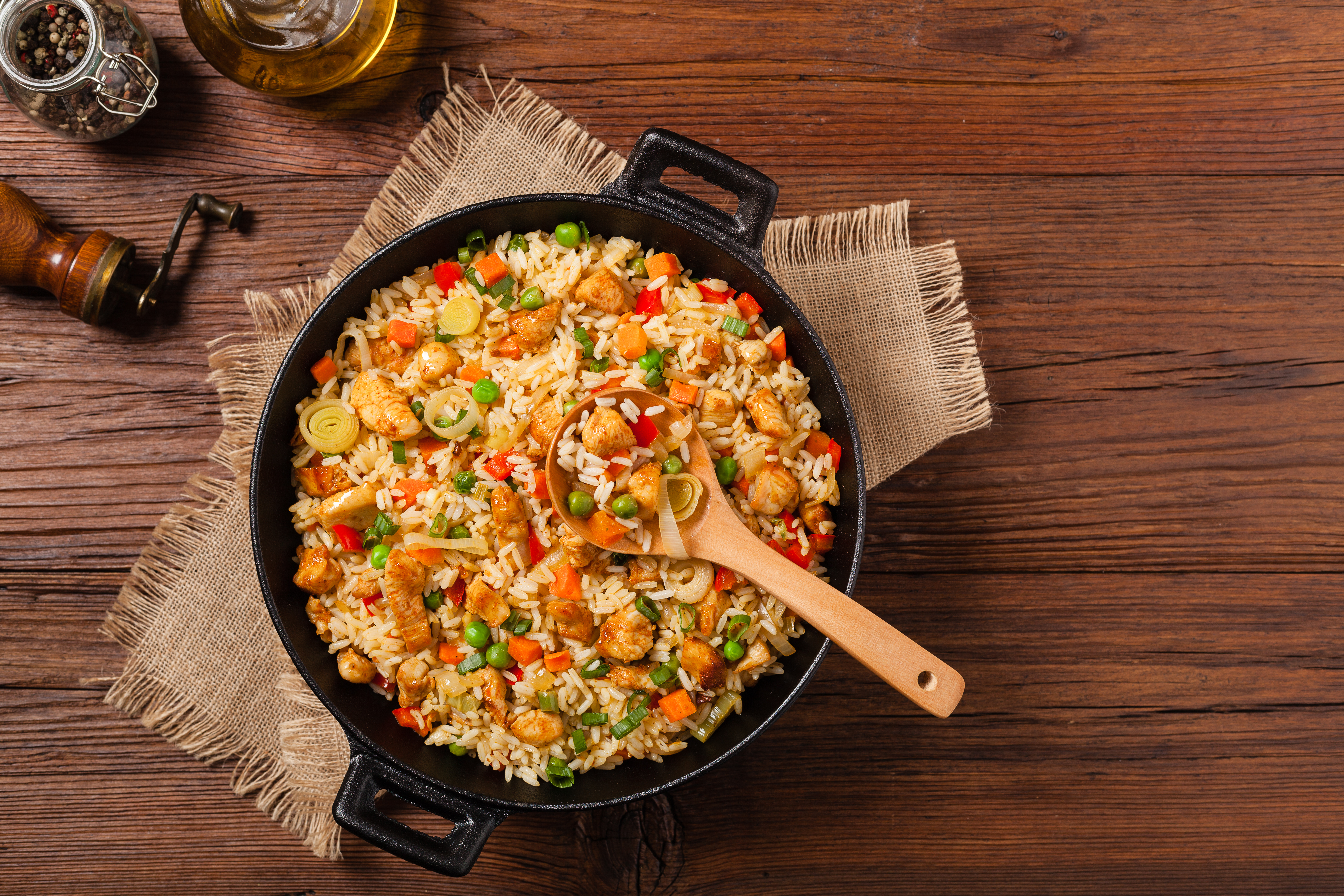 Receta con arroz