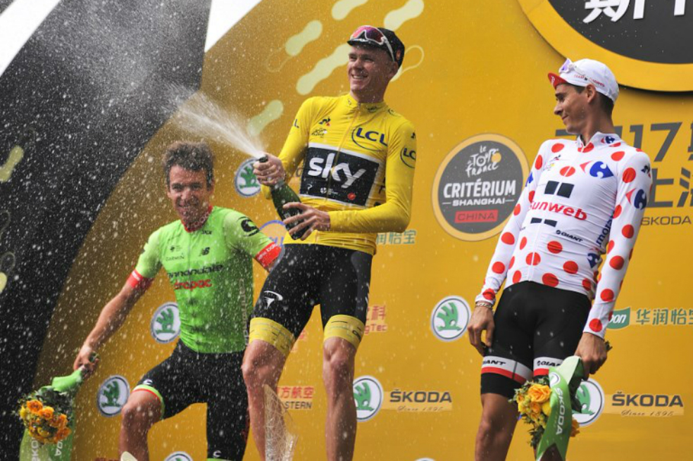 Rigoberto Urán, segundo en la Criterium de Shanghái