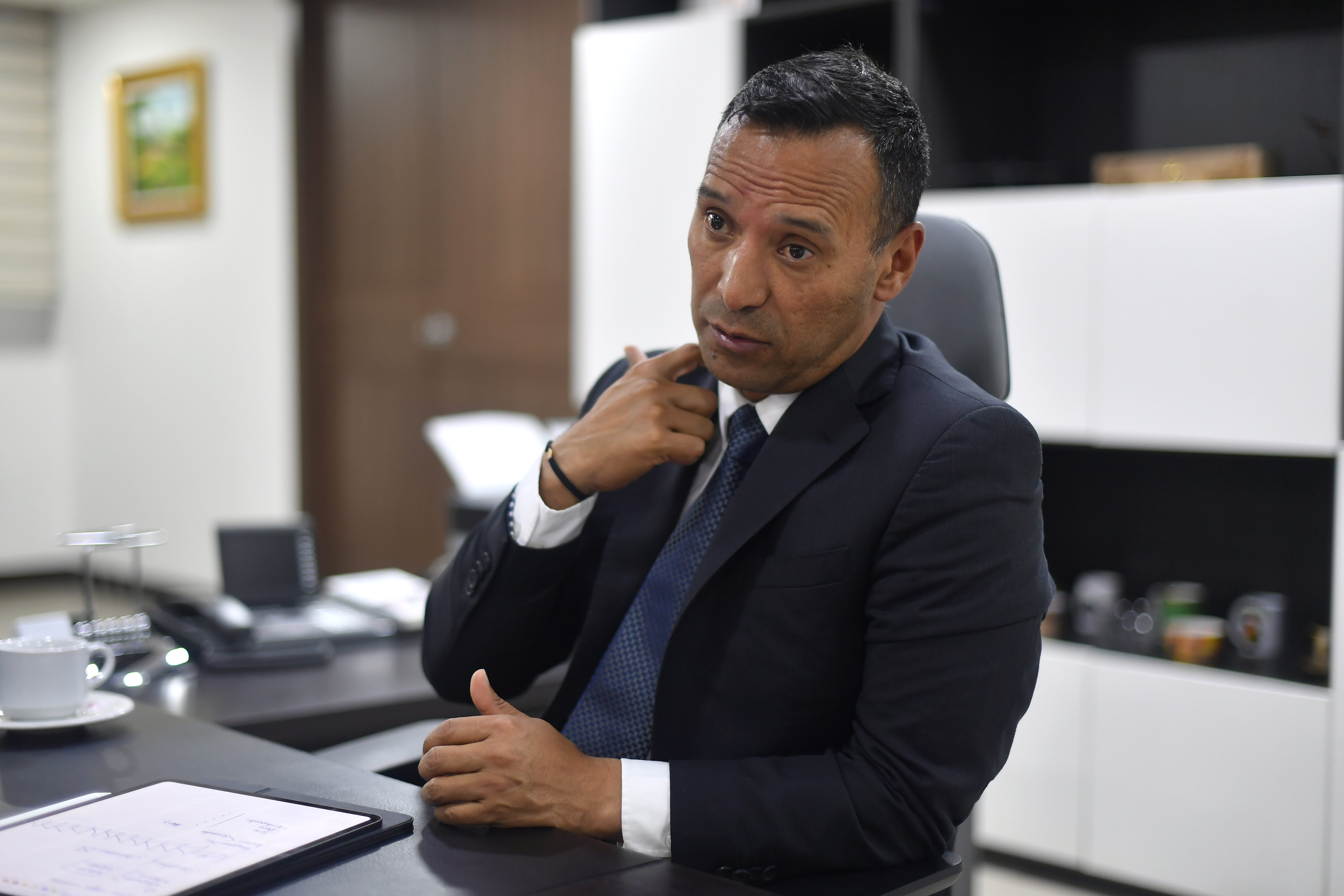 Ministro de Defensa, en entrevista.