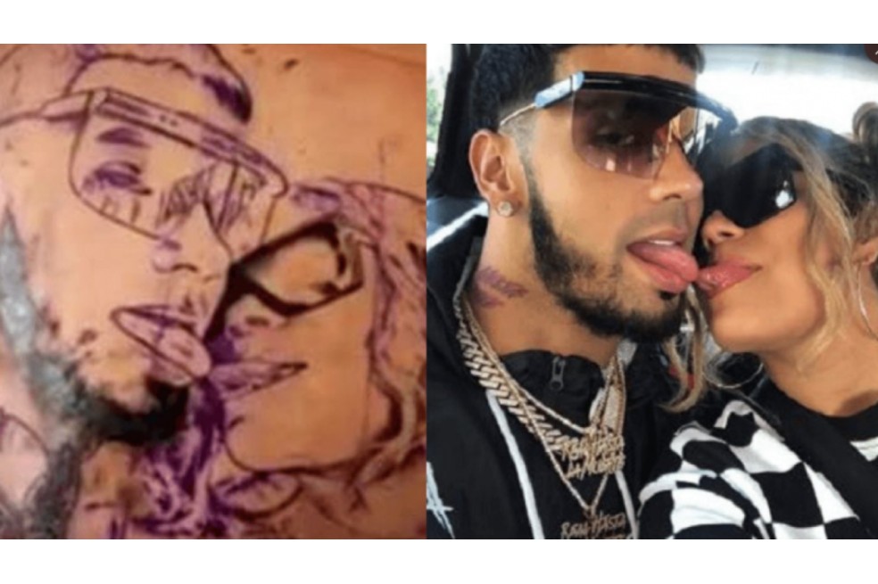 VIDEO: ¿Anuel se despidió del tatuaje en la espalda que tenía de Karol G?