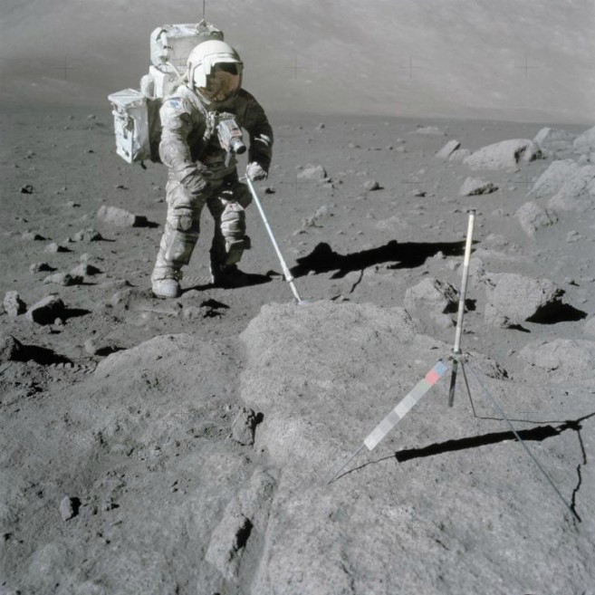 Traje espacial del programa Apolo.Foto: NASA
