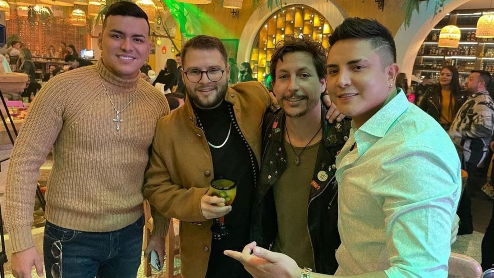 Yeison Jiménez, Pablo Ocampo, Alejandro Riaño y Alan Ramirez