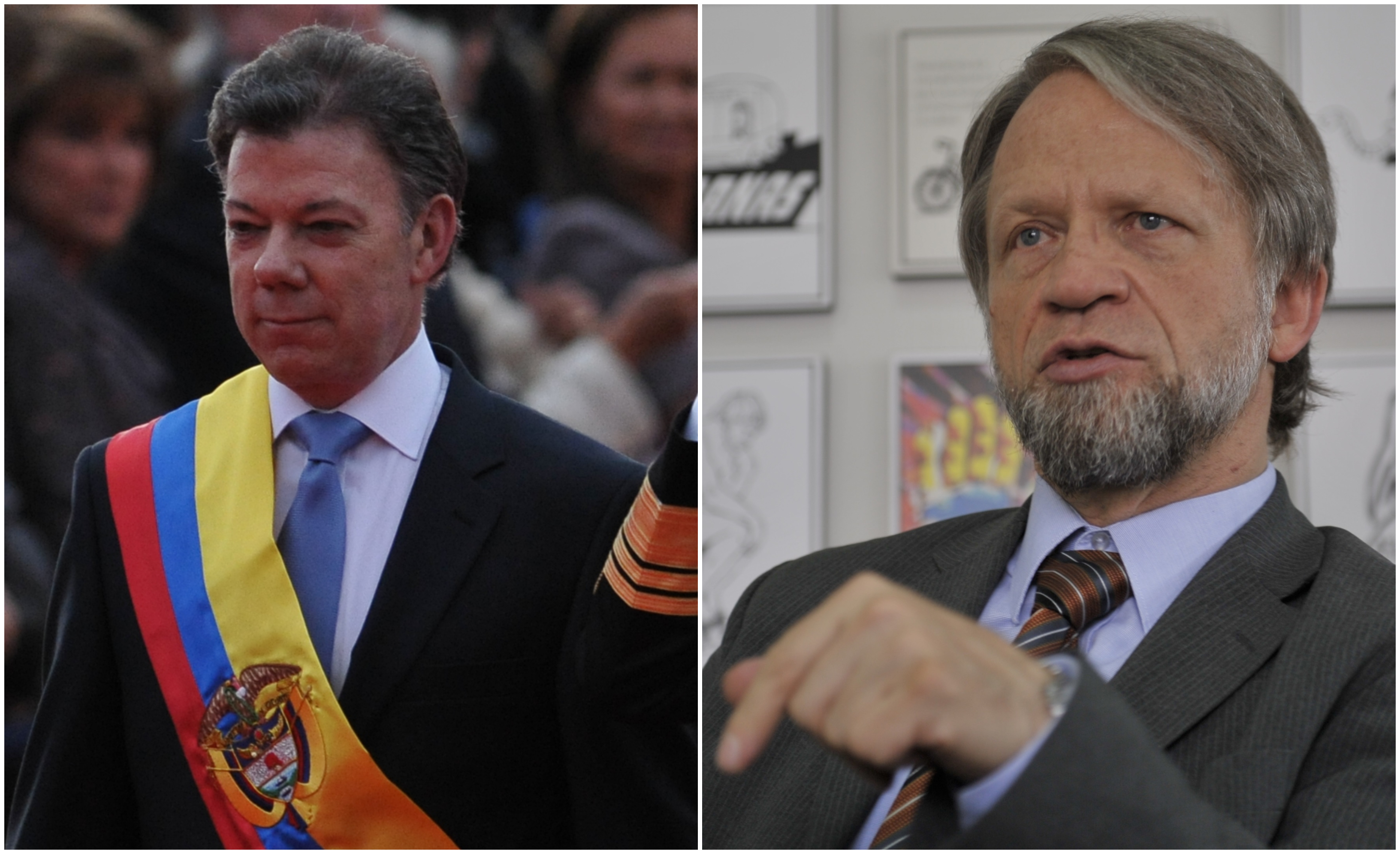 Juan Manuel Santos ganó las elecciones de 2010 sobre Antanas Mockus.