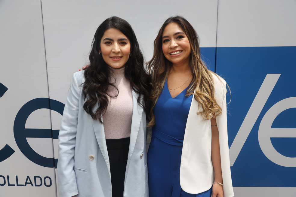 Jhoana Ramírez y Flavia Samaniego
