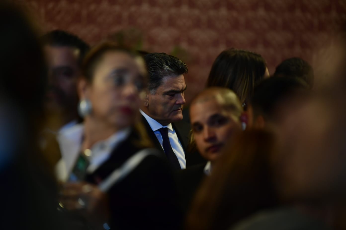 Exequias y homenajes al exvicepresidente Germán Vargas Lleras avanzan en el salón Simón Bolívar del Palacio de San Carlos.