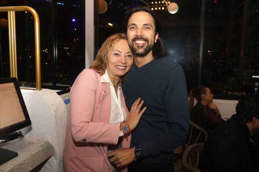 Aida Morales y Fabian Copete