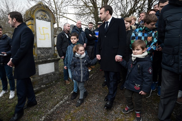 Francia se movilizó contra el antisemitismo