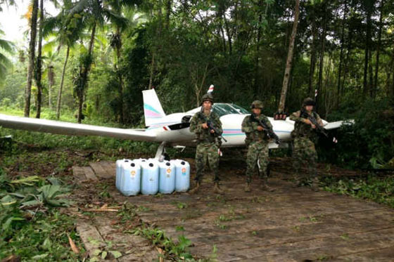 Interceptan vuelo del narcotráfico en Chocó