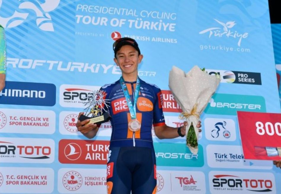 Podio para Colombia: Juan Guillermo Martínez brilló en el Tour de Turquía