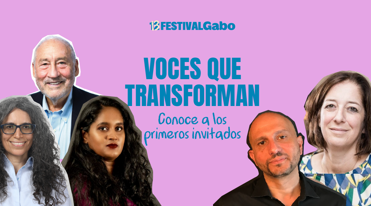Conozca a los primeros invitados del Festival Gabo 2025