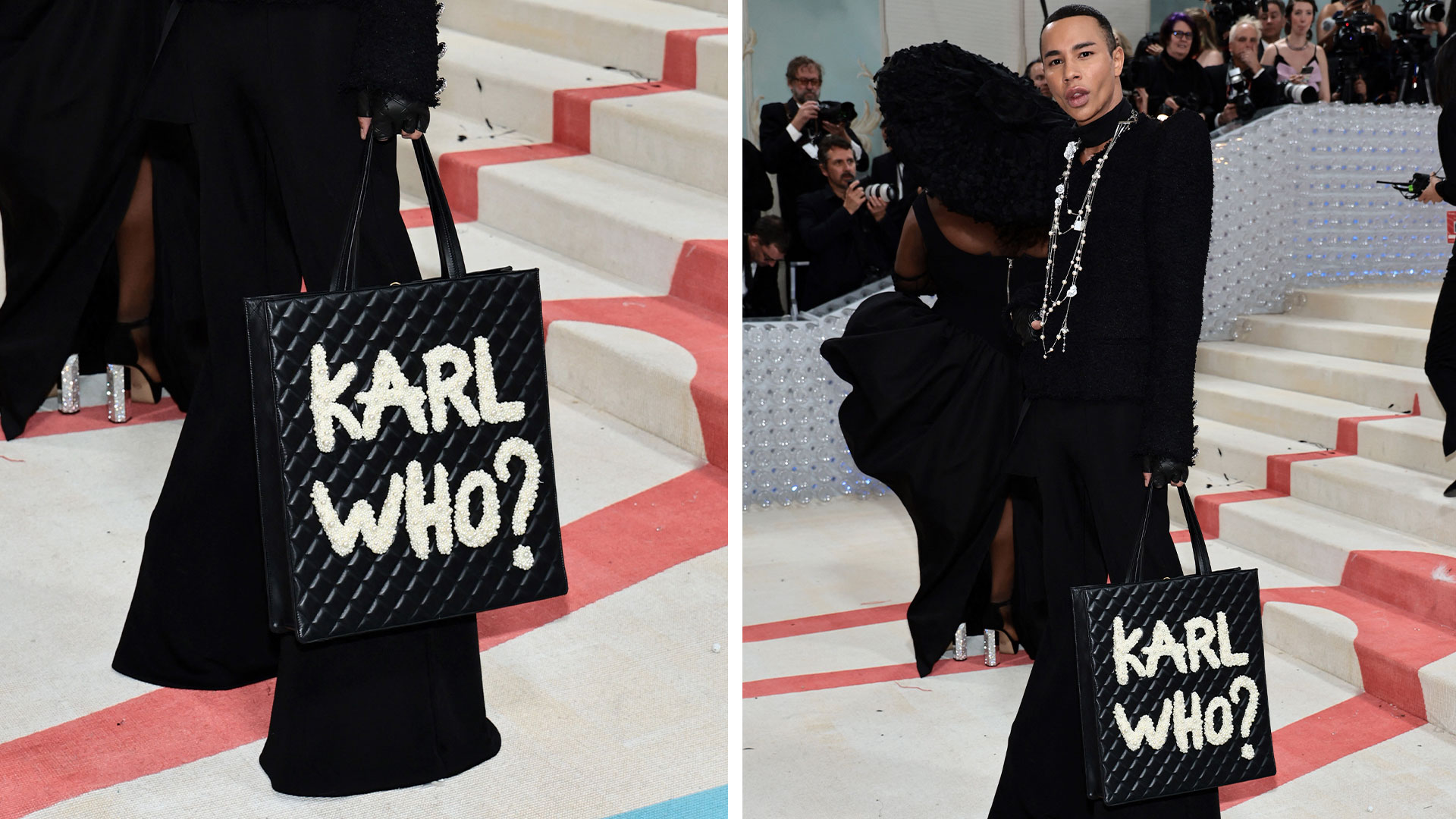 Olivier Rousteing en la Met Gala 2023