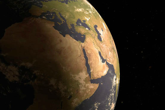 La Tierra pudo tener en sus inicios una superficie sólida y continua