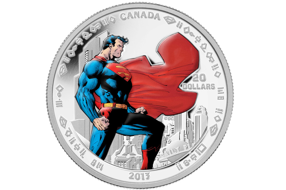 Supermán cumple 75 años y Canadá lanza nuevas monedas