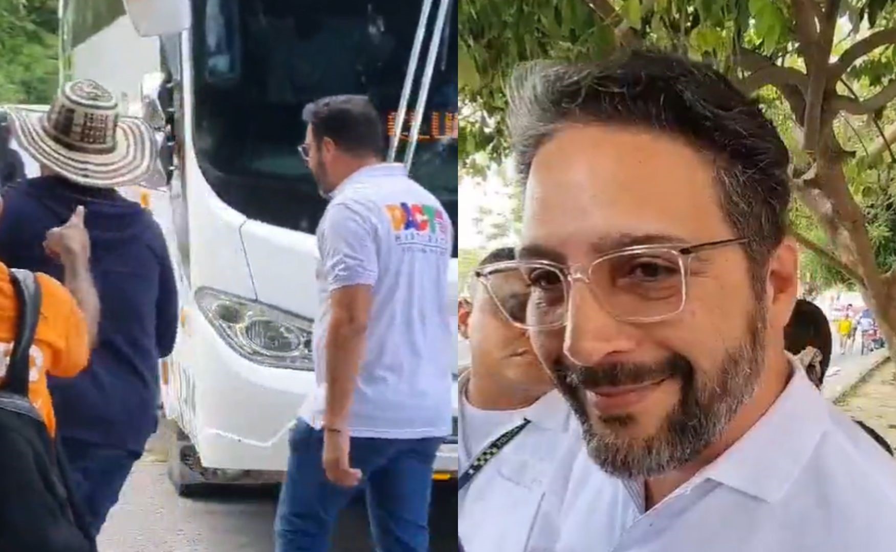 Vuelven a abuchear al representante del Pacto Histórico Agmeth Escaf en Barranquilla