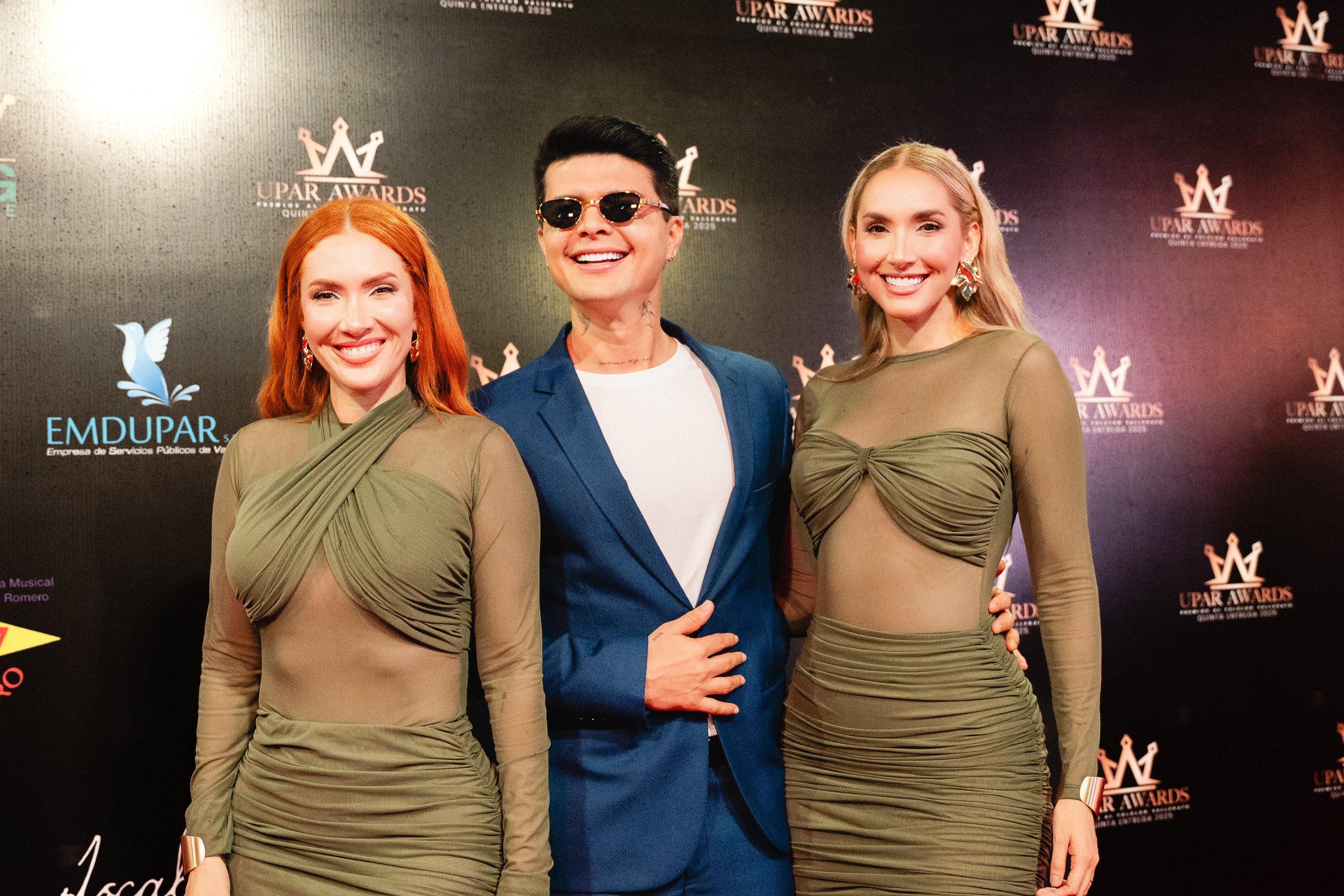 Diana Posada, El Meke y Laura Posada