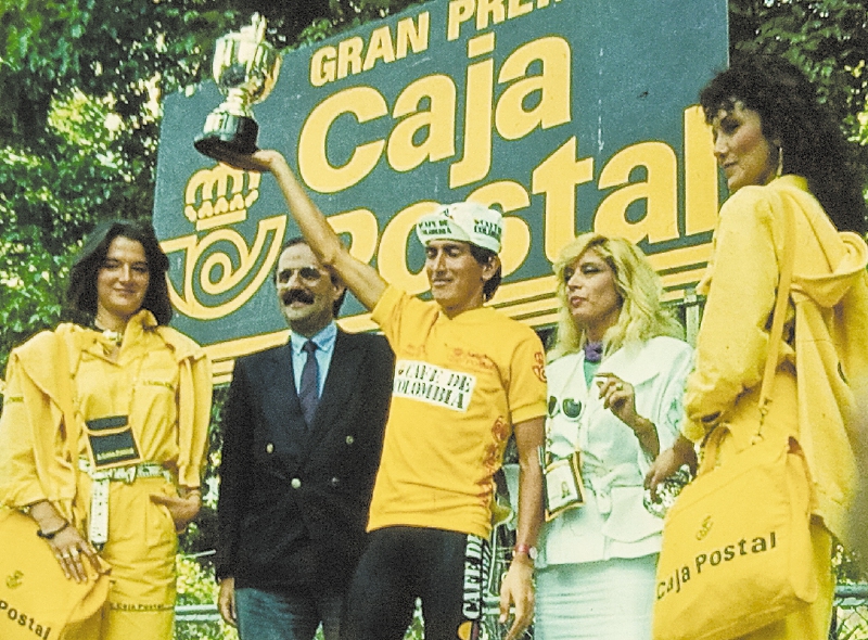 Lucho Herrera, campeón en la Vuelta a España // Archivo El Espectador.