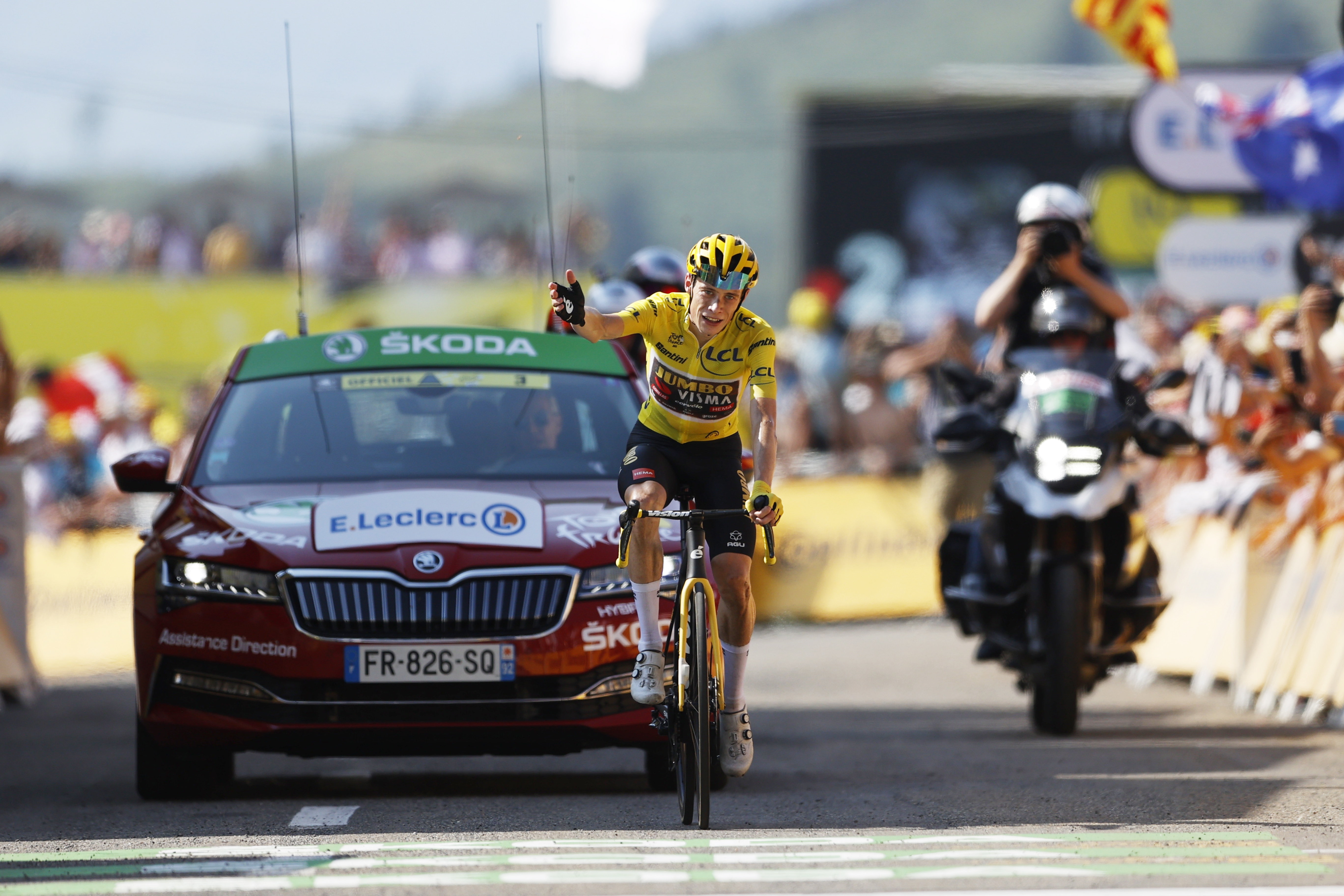 El Tour de Francia dijo adiós a la montaña con victoria de Jonas Vingegaard