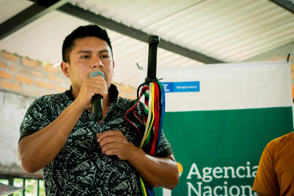 Edier es el actual gobernador indígena del pueblo nasa ubicado en el resguardo la Estación Tálaga.