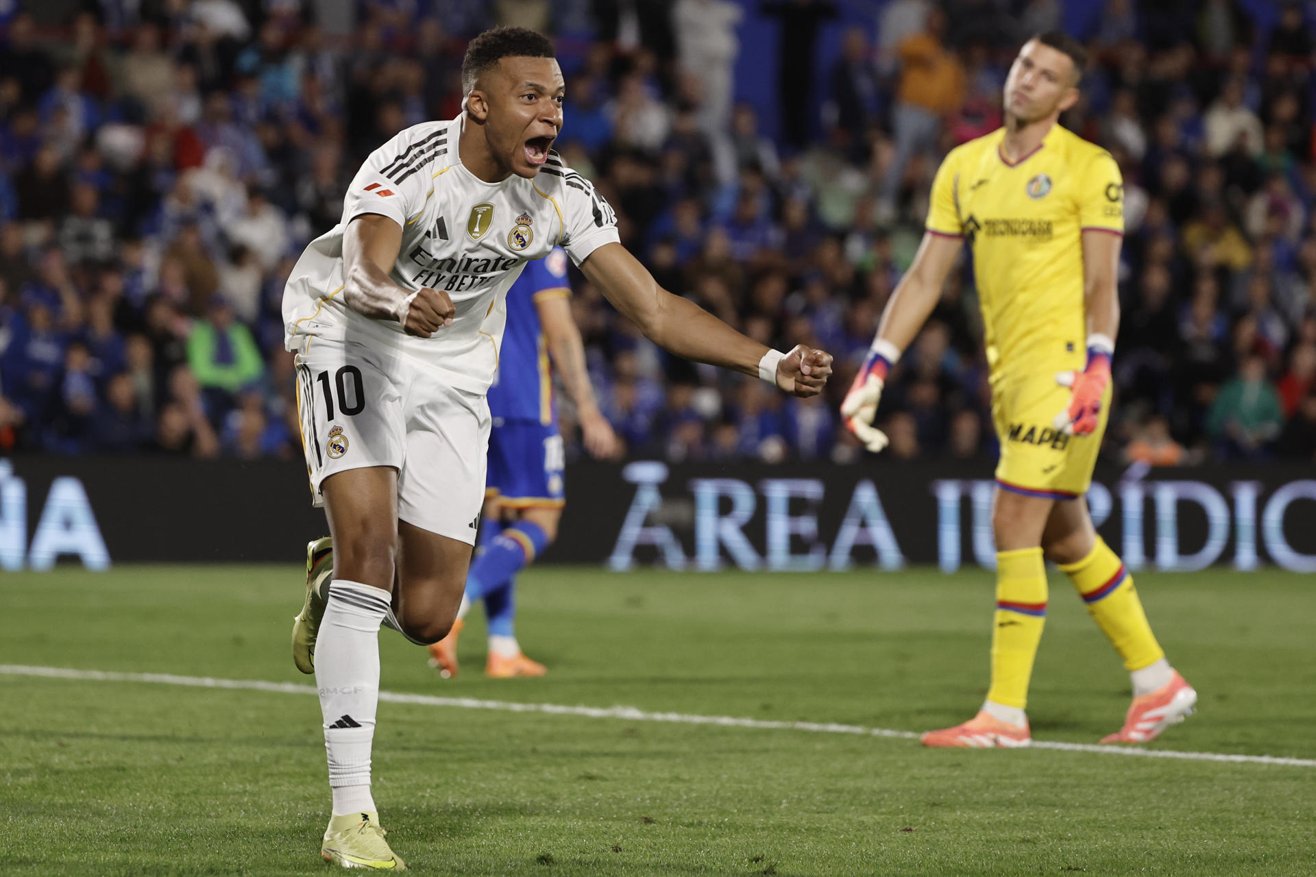 Mbappé salvó a Real Madrid frente a Getafe y mantiene el liderato de LaLiga