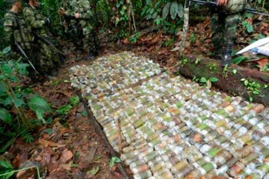 Hallan 179 kilogramos de explosivos en Tumaco