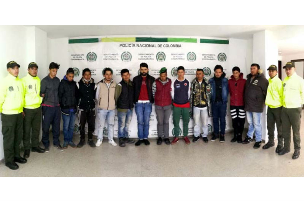 En Cundinamarca capturan 49 personas dedicadas al tráfico de estupefacientes