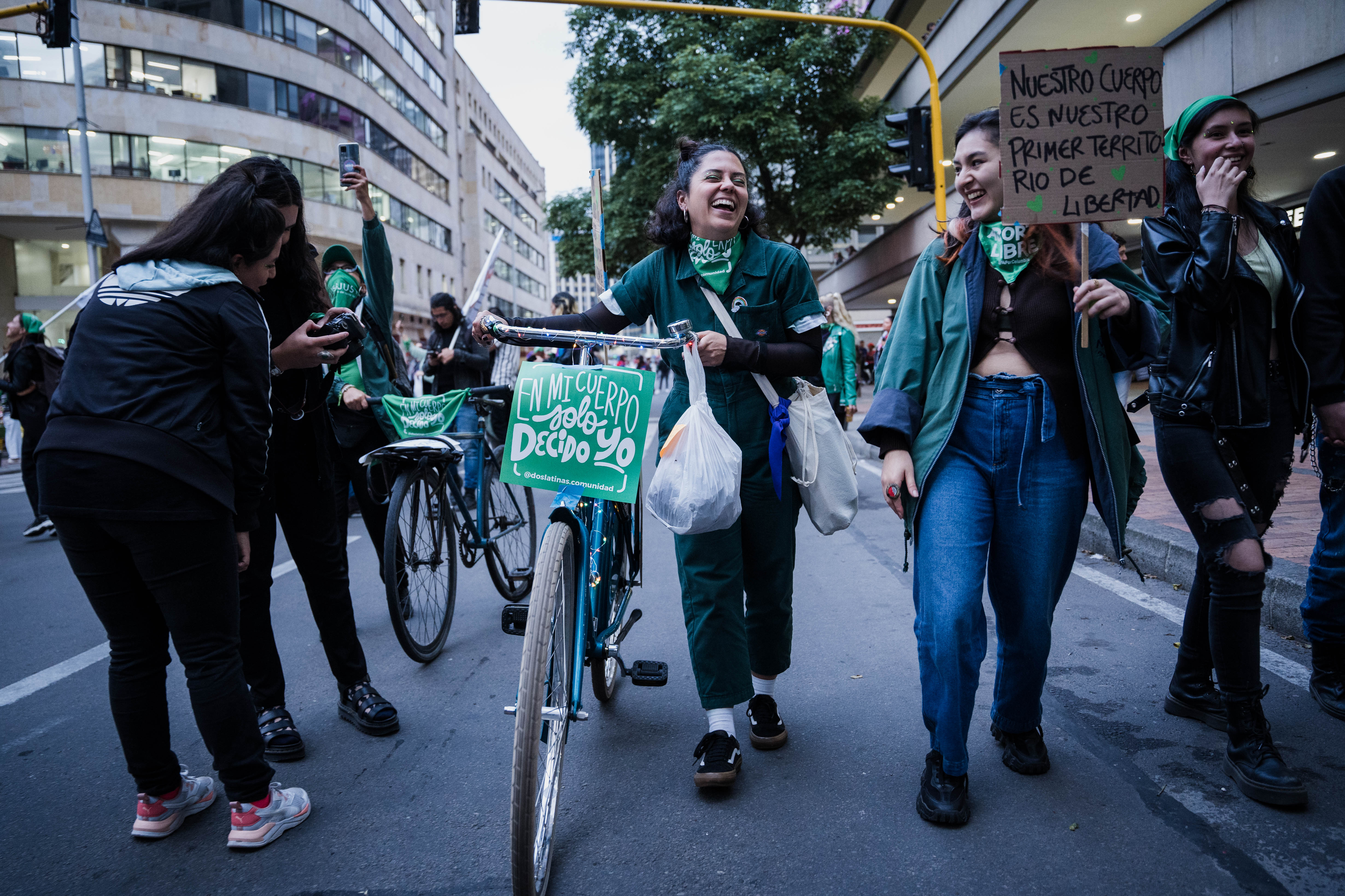 En video: así se vivió la marcha por el aborto legal y seguro en Bogotá