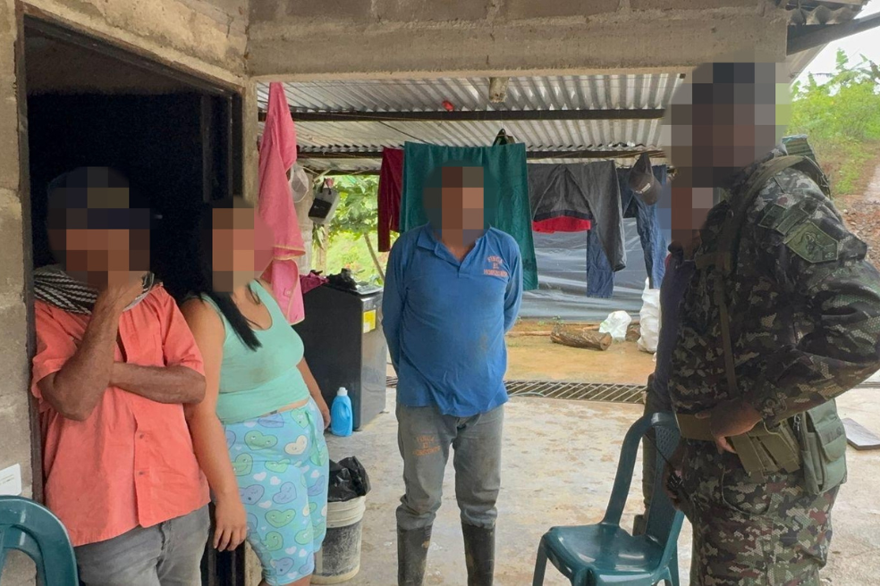 Liberan a cinco personas que permanecían amarradas en una vivienda de Remedios (Antioquia)