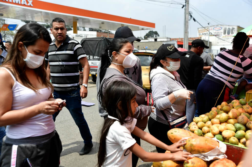 En Fotos: así se vivió la jornada en Corabastos un día antes del simulacro de aislamiento