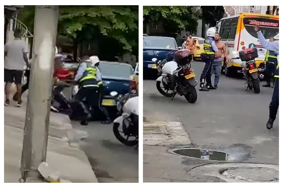 Conductor de bus agredió a agentes de tránsito tras intentar huir de accidente