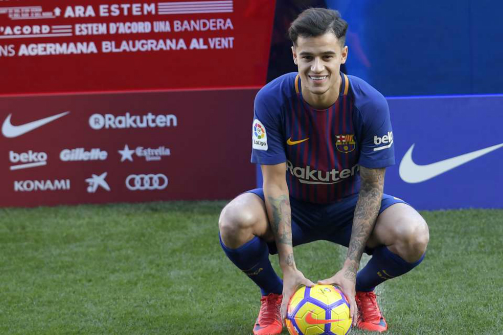 El brasileño Phillipe Coutinho. / AFP