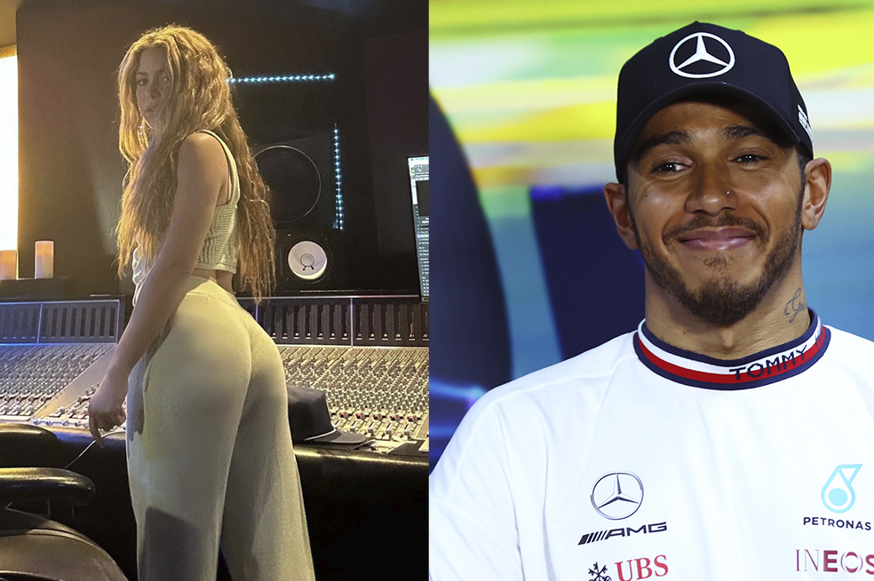 Shakira y Lewis Hamilton estarían juntos en Los Ángeles. Esta foto los delataría