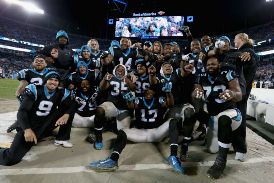 Las Panteras de Carolina finalizaron con el mejor récord en la NFL. Foto: AFP