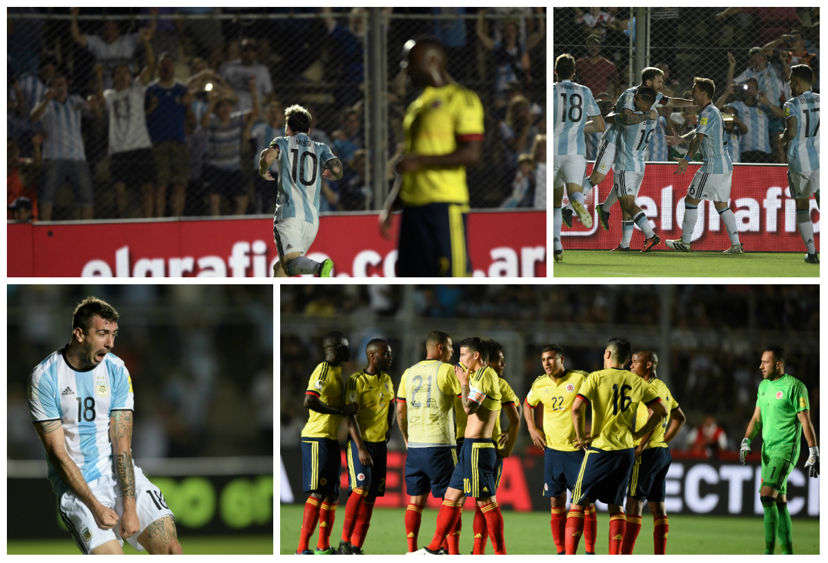 En imágenes, la derrota de Colombia ante Argentina por las eliminatorias