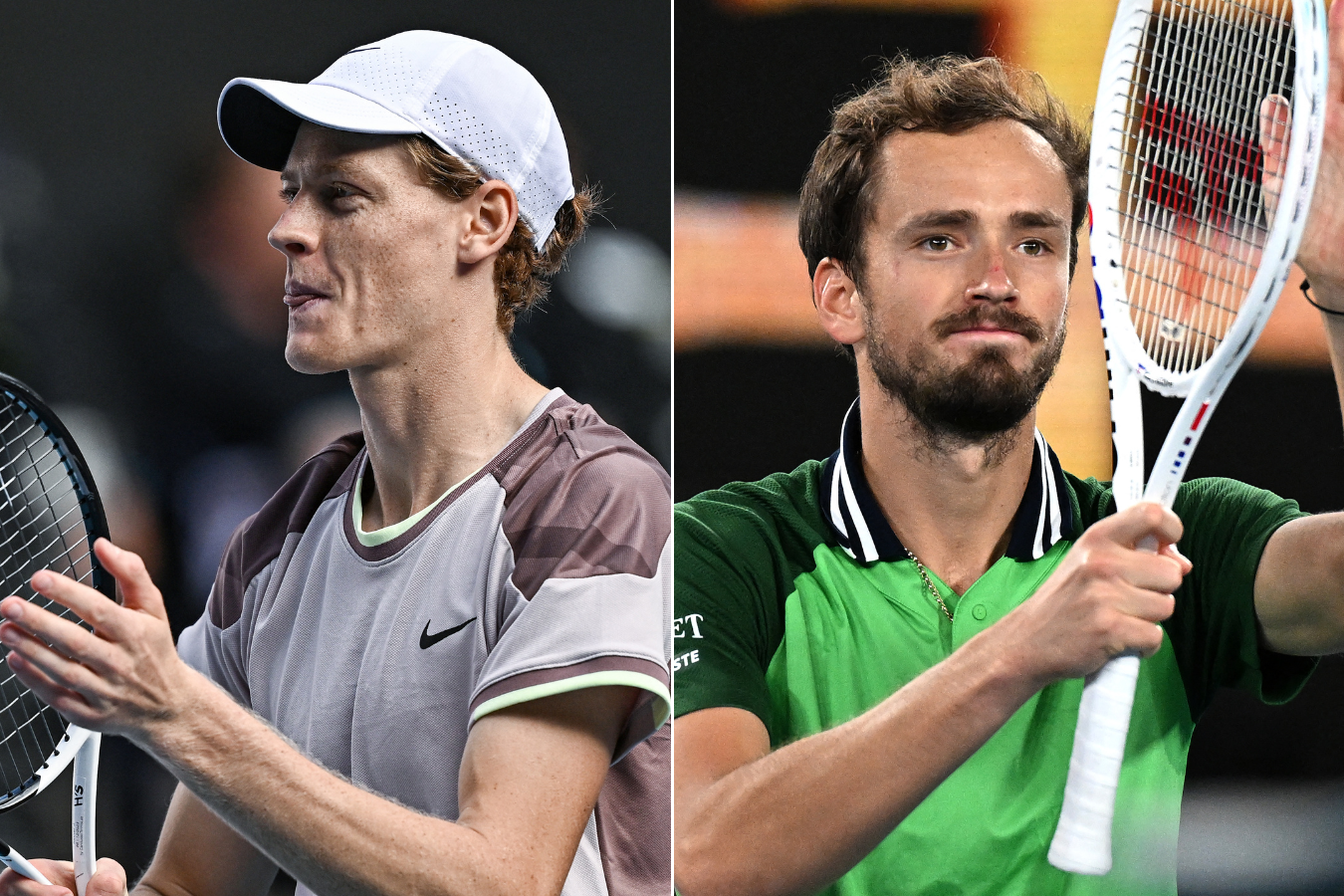 Sinner y Medvedev serán los protagonistas del acto final en el Abierto de Australia