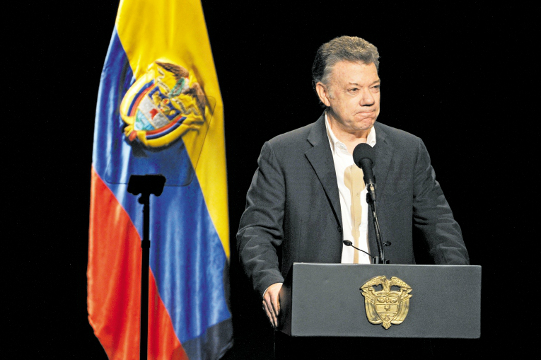 Posesión de Juan Manuel Santos en su primer período presidencial