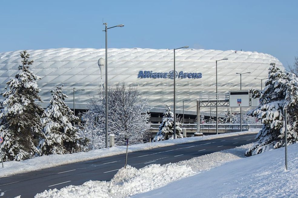 Una fuerte nevada obligó al Bayern Múnich a cancelar su partido de este sábado