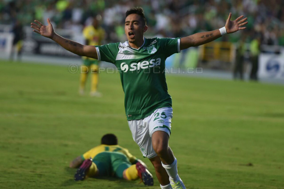 Cali goleó al Huila con brillante actuación de Sambueza