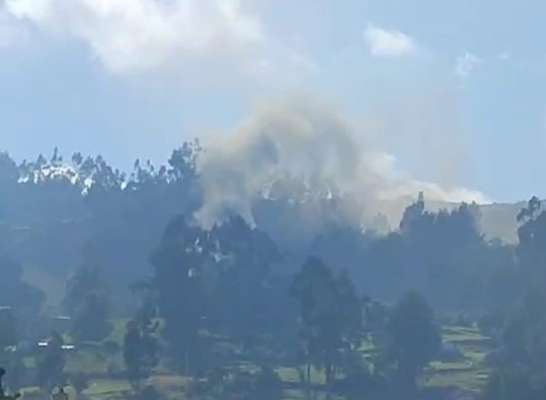 Se registró emergencia por incendio en mina de carbón en Mongua, Boyacá