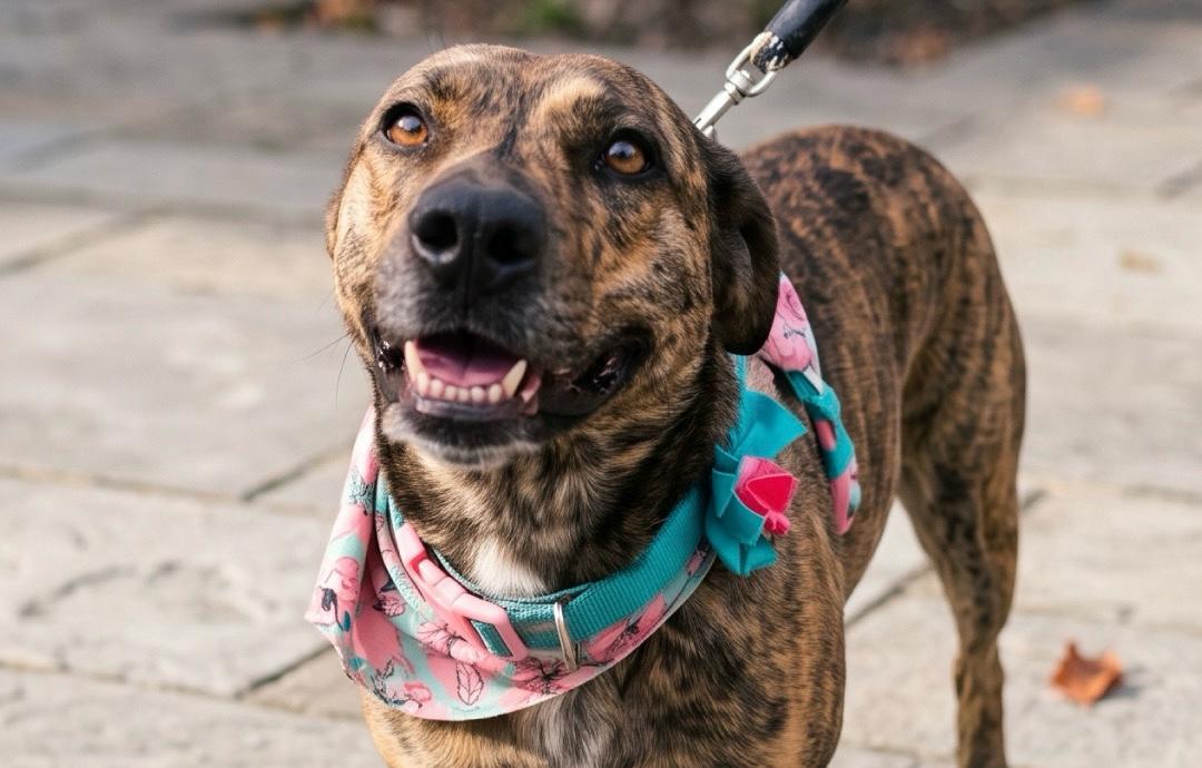 Mar cuidó a sus 13 cachorros hasta que fueron adoptados: ella lleva años esperando un hogar